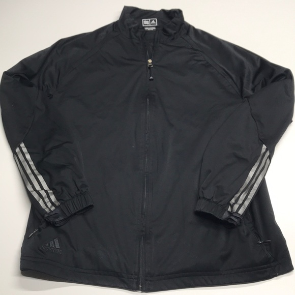 adidas Other - ADIDAS Mens XL Black Full Zip Lightweight Jacket